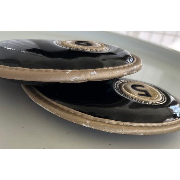 Golf‎ Club Head Covers Black Gold Hook and Loop Fastener Set of Six - Picture 4 of 4